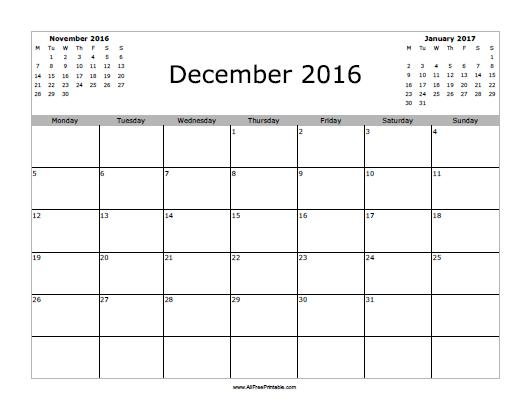 December, 2016