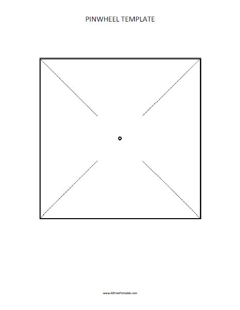 Printable Pinwheel Poppy Template Pdf PDF Template