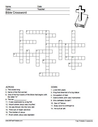 New Testament Bible Crossword Puzzles Pdf / Pdf drive investigated