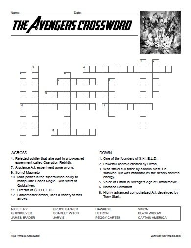 the-avengers-crossword-free-printable