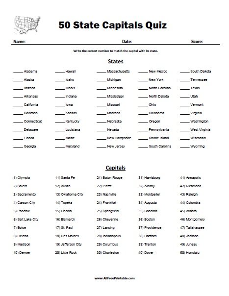 50-states-and-capitals-matching-worksheet-chessmuseum-template-library