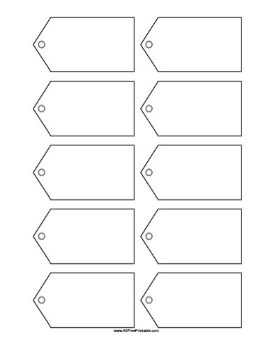 blank gift tag template