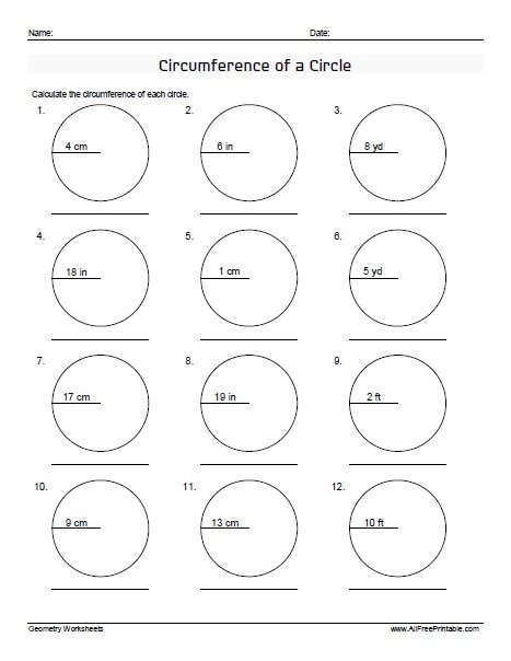 the-circumference-and-area-of-circles-a-math-worksheet-area-worksheets-circle-math-kids