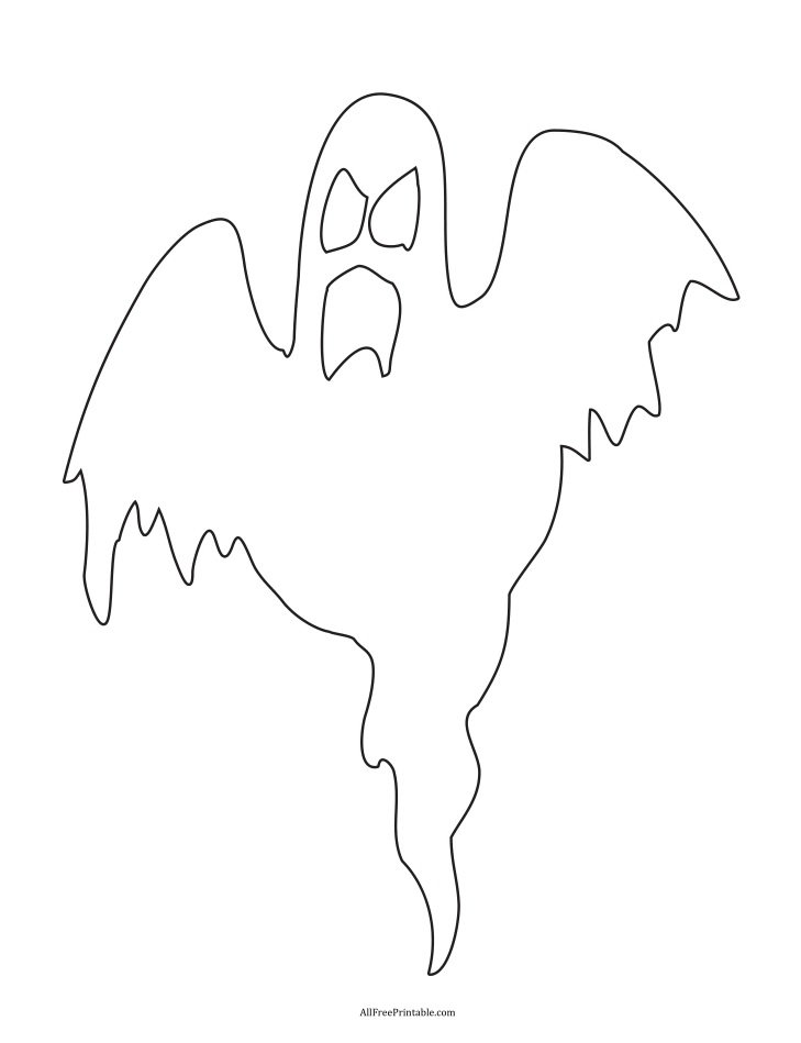 Halloween Ghost Stencils Printable Halloween Ghost Stencils Printable