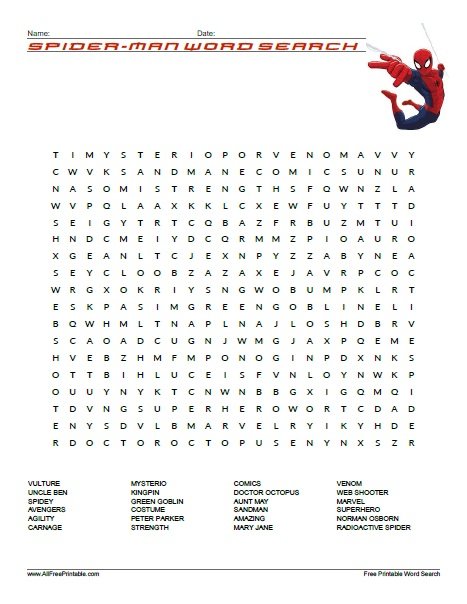 Printable Spider Man Shooter Template Pic noodle