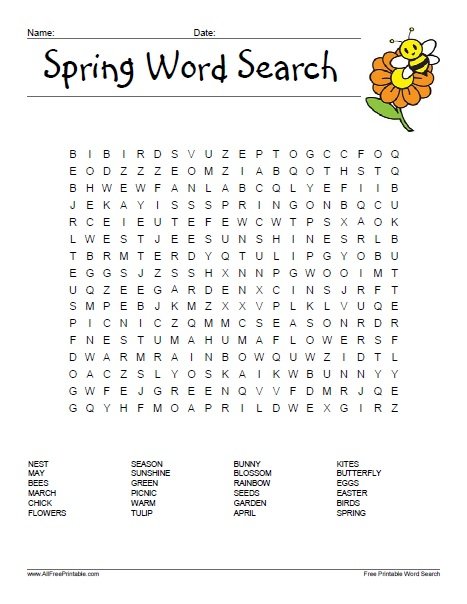 free-and-printable-word-searches