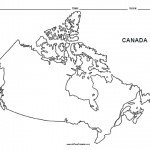 Canada Blank Map - Free Printable - AllFreePrintable.com