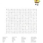 SpongeBob Word Search - Free Printable - AllFreePrintable.com