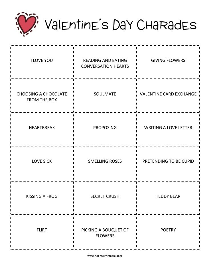 Graduation Charades Game Free Printable