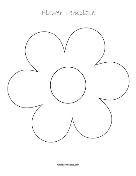 Print Flower Template – Free Printable
