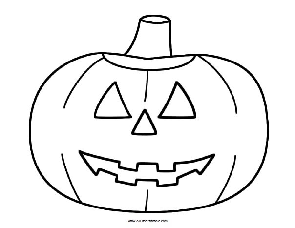 Free Printable Halloween Pumpkin Coloring Page