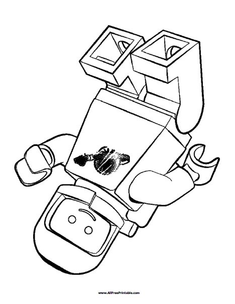 Lego Benny Coloring Page – Free Printable