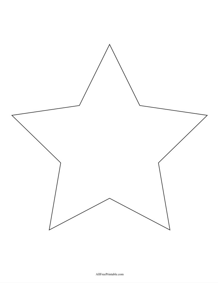 Star Outline Template