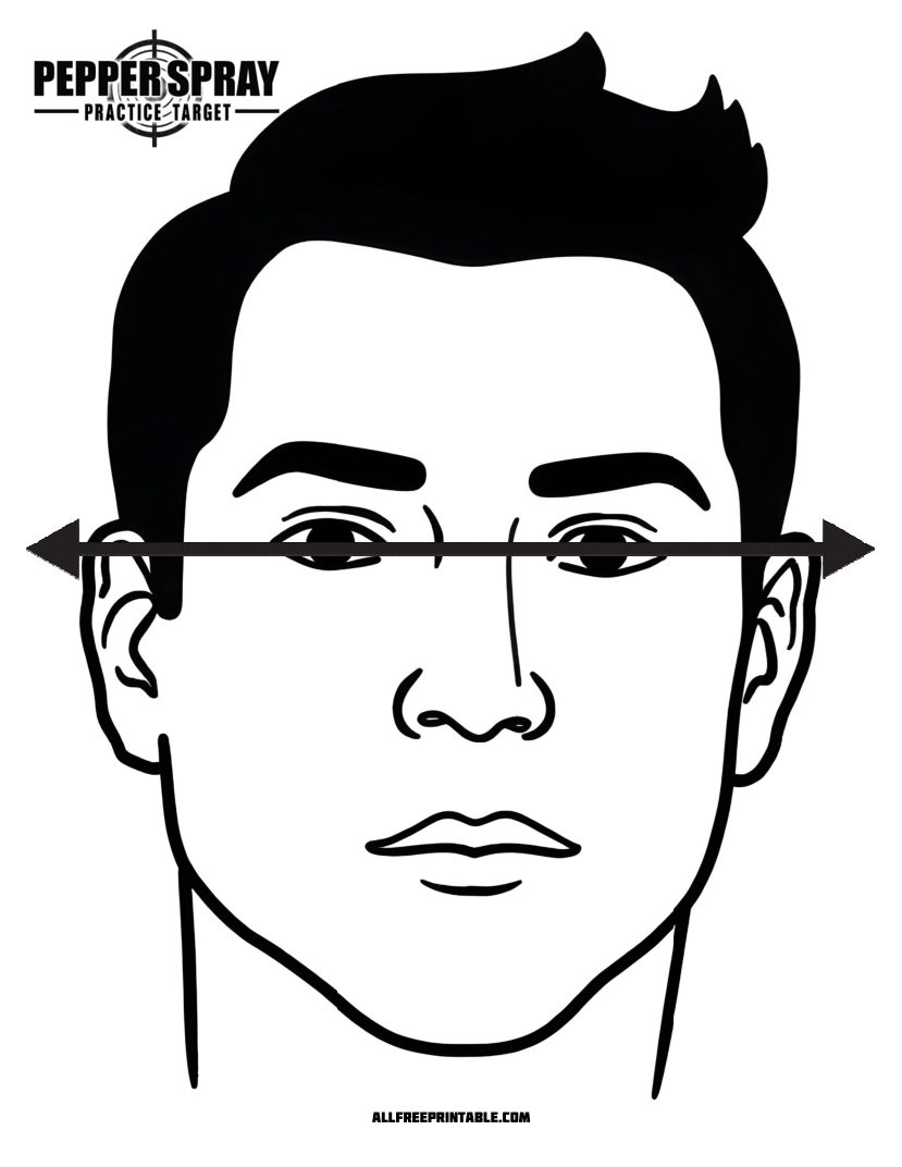 Free Printable Pepper Spray Practice Target