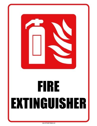 Free Printable Fire Extinguisher Sign