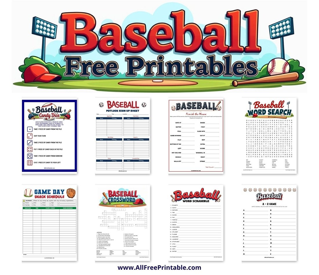 Baseball Free Printables