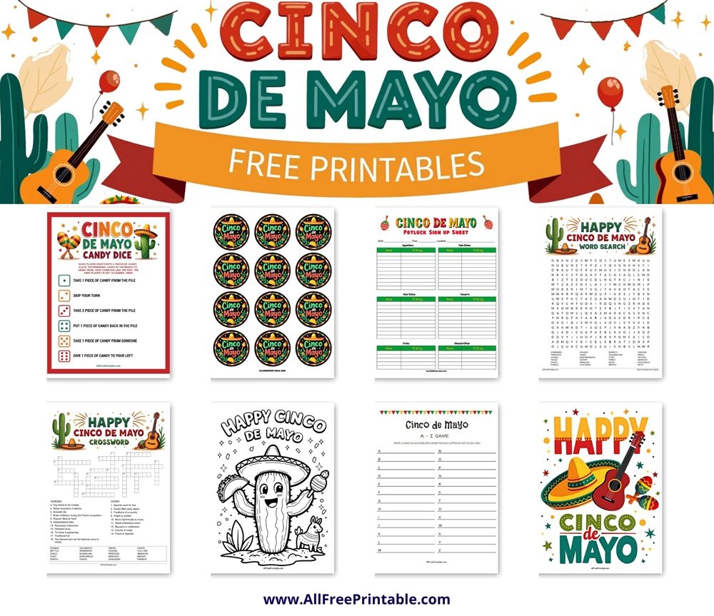 Cinco de Mayo Free Printables