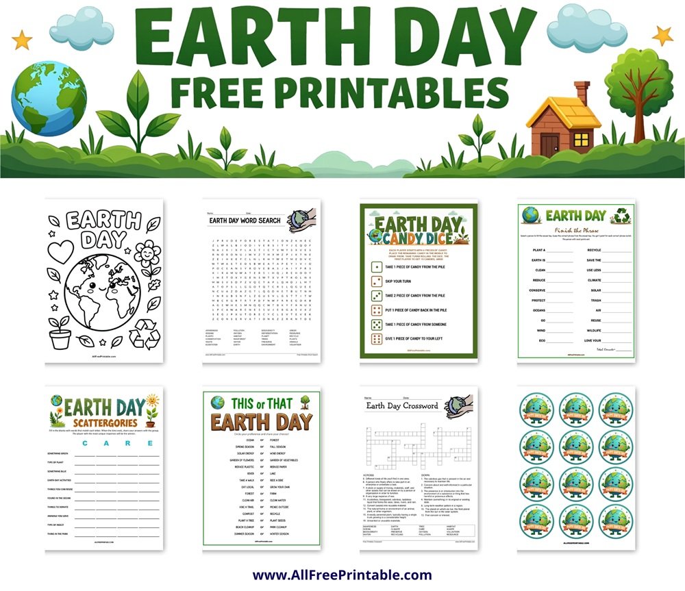 Earth Day Free Printables