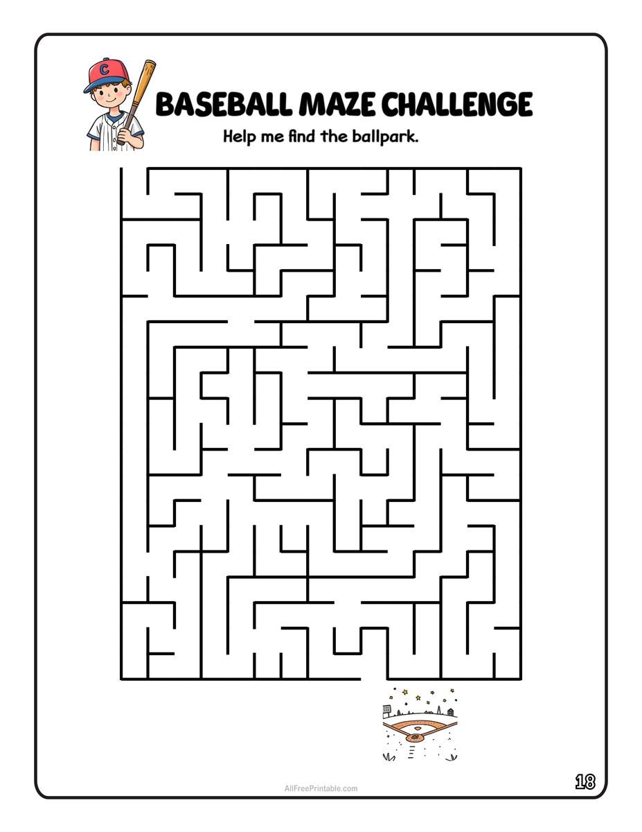 Baseball Maze