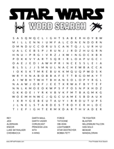 Star Wars Day Word Search