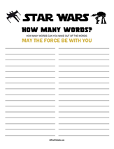 How Many Words Game