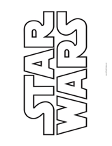 Star Wars Logo Coloring