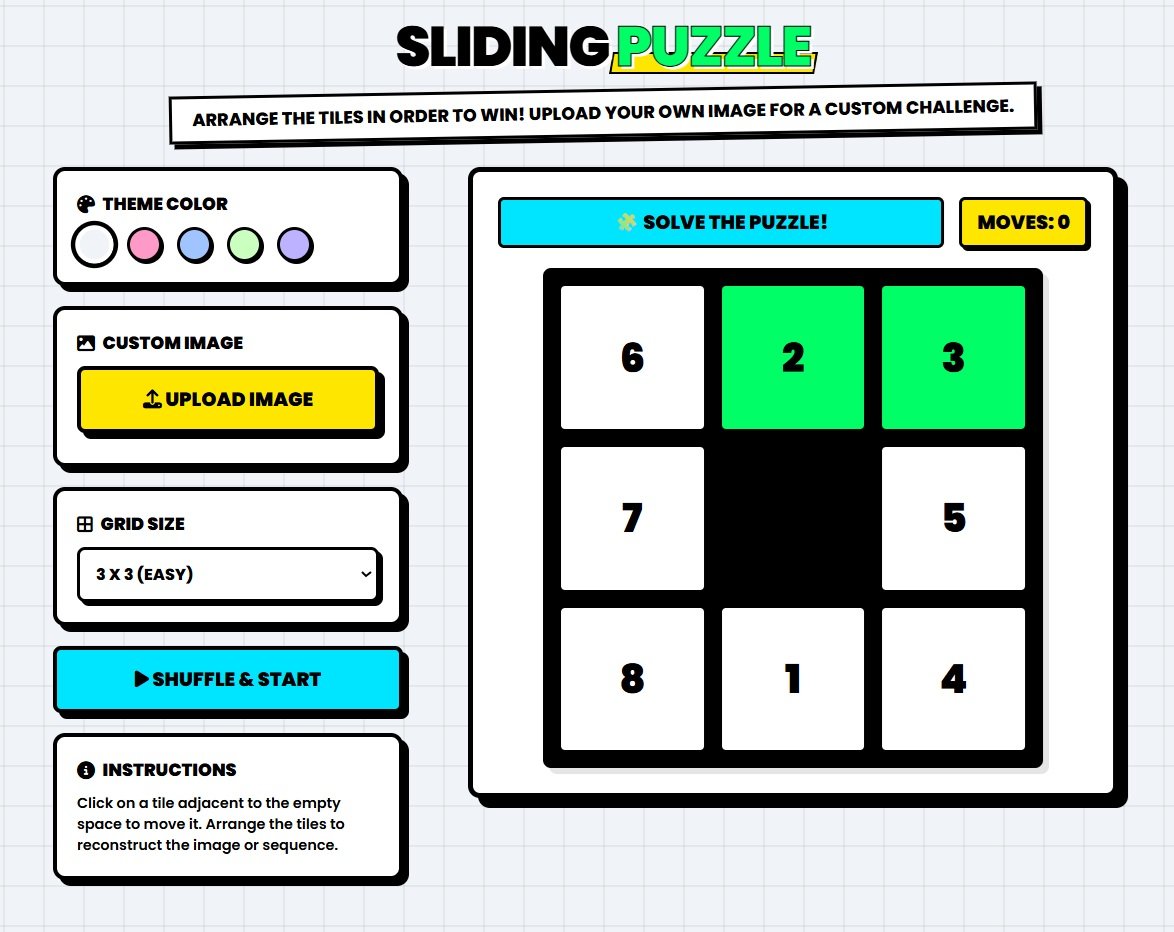 Number Slide Puzzle Example 3x3 4x4 5x5